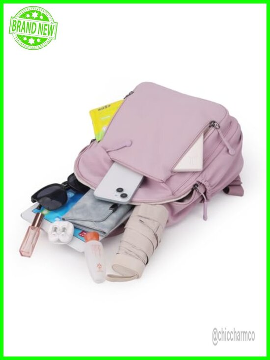 Mini Anti Theft Backpack Women Nylon Lightweight Daypack College Casual main image 3